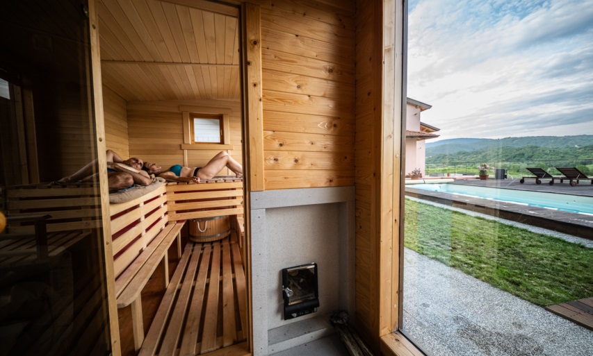 Holz Sauna